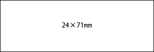 24×71mm
